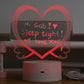 Happy Bubzzz Acrylic Writable Night Lamp - Heart