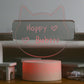 Happy Bubzzz Acrylic Writable Night Lamp - Kitty