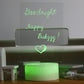 Happy Bubzzz Acrylic Writable Night Lamp - Plain
